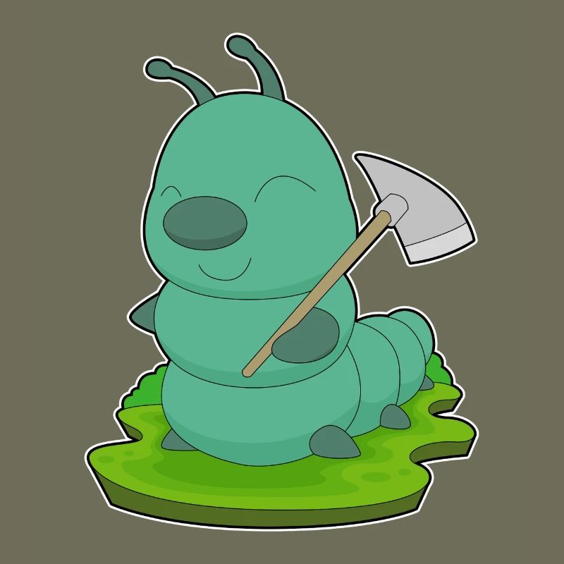 Pioche chenille