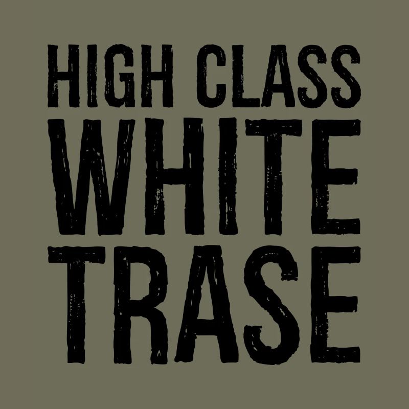 High class white trase