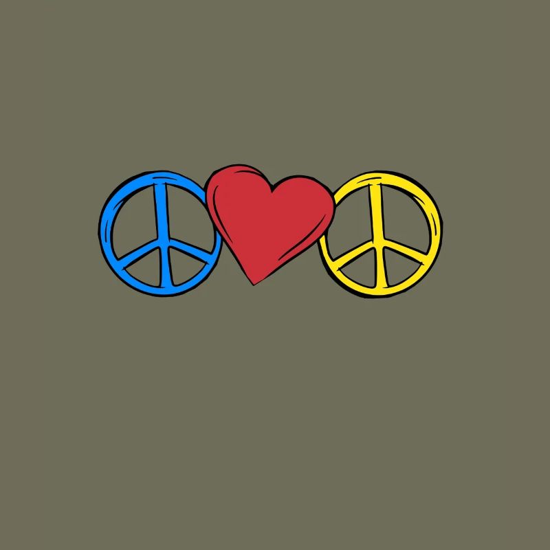 Peace Herz Frieden