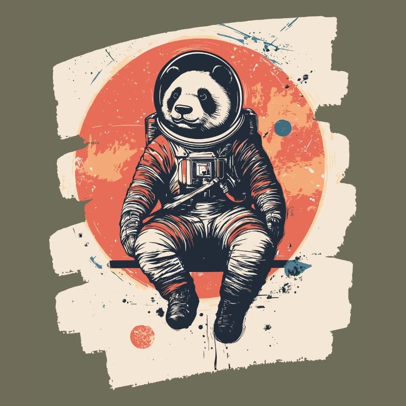Panda Astronaute