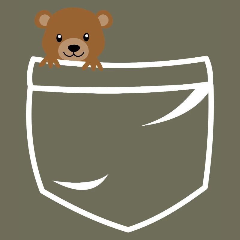 Teddy bear pockets