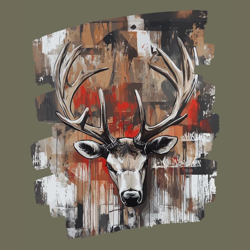 Cerf avec bois
