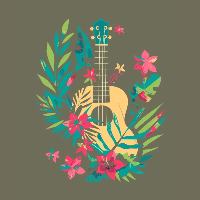 Ukulele Comic Look