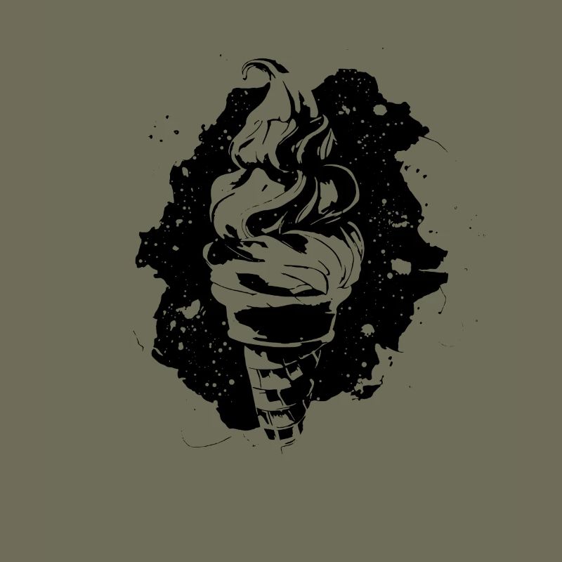 Dessin de crème glacée molle
