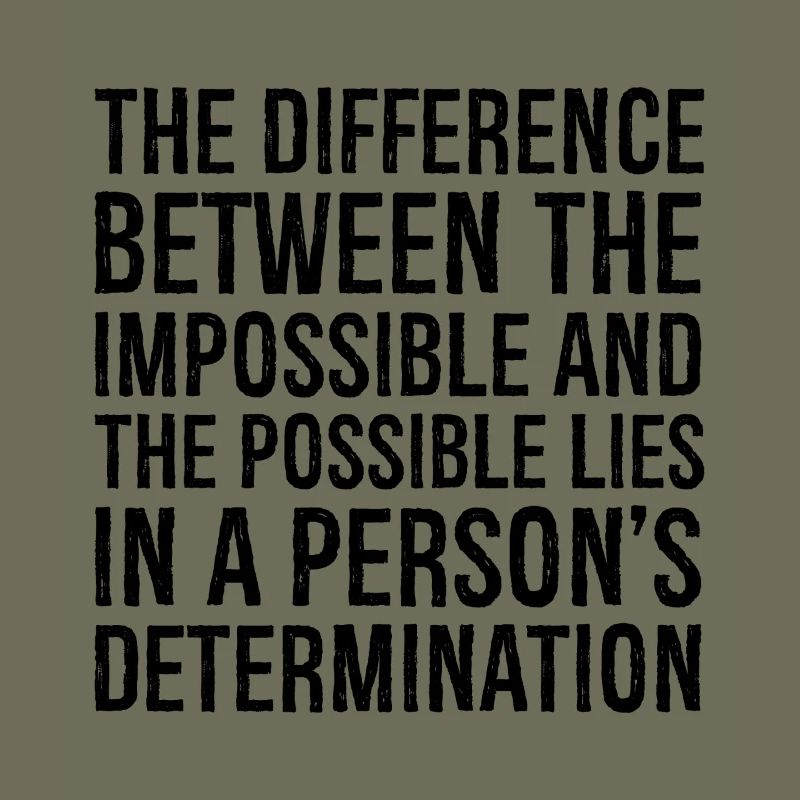 la différence entre l’impossible et le