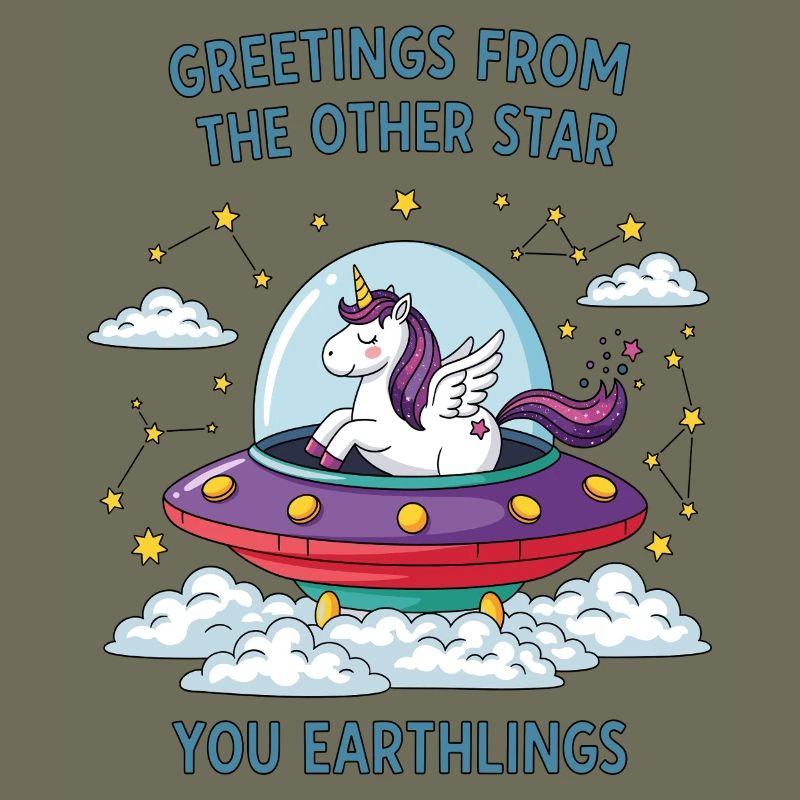 Licorne vue de l’espace
