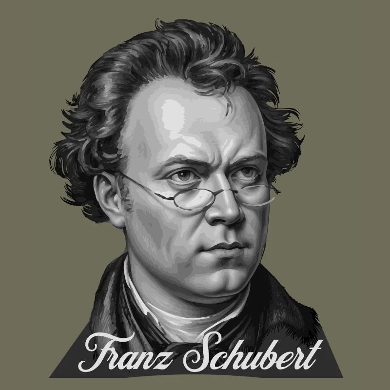 Composer Franz Schubert Portrait