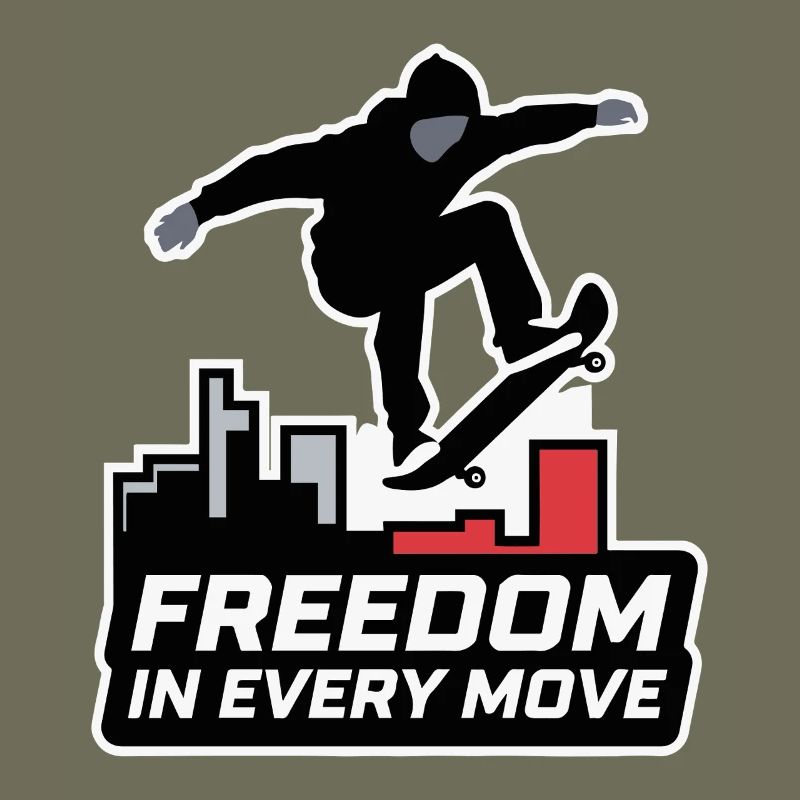 Skateboarder Freedom Urban Design