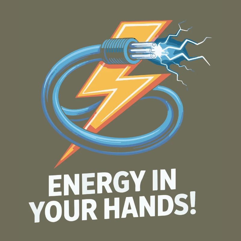 Elektrischer Strom Blitz Design