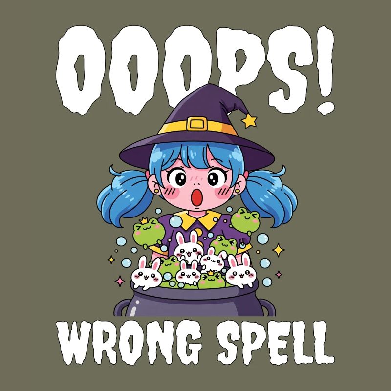 OUPS ! MAUVAIS SORT - SORCIÈRE HALLOWEEN