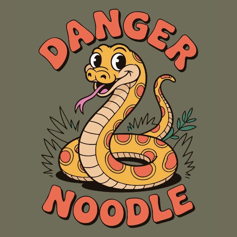 Danger Noodle – Lustiges Schlangen Design