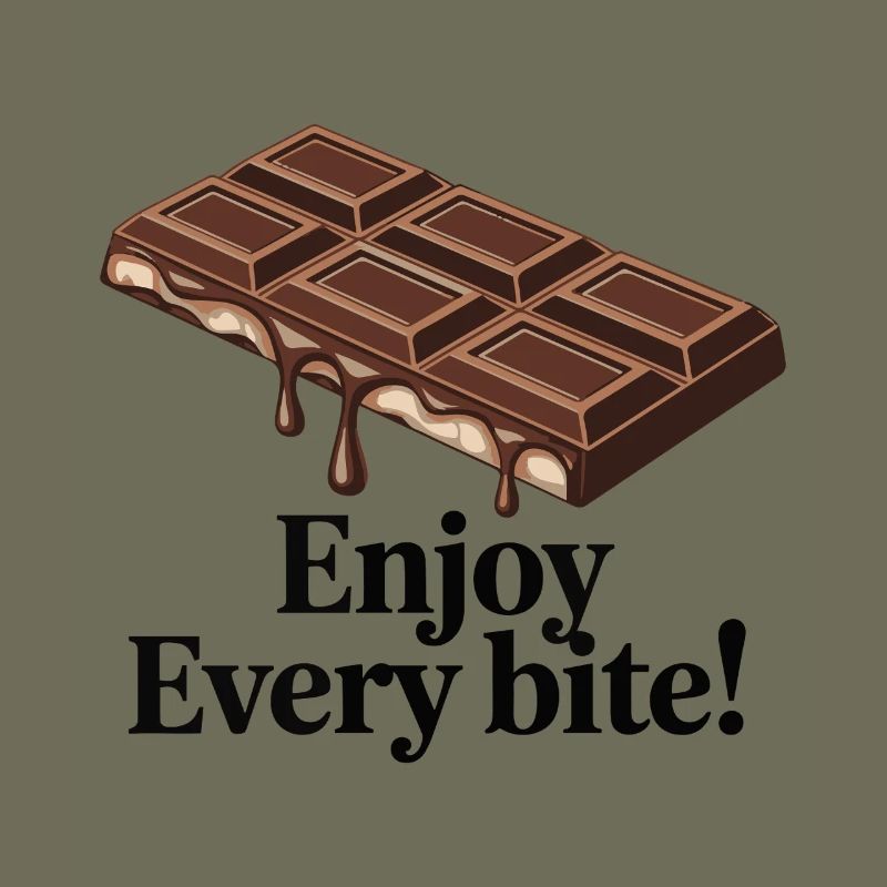 Chocolate Bar with Dripping Effect