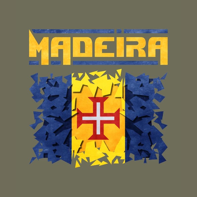 Motif abstrait du drapeau de Madère