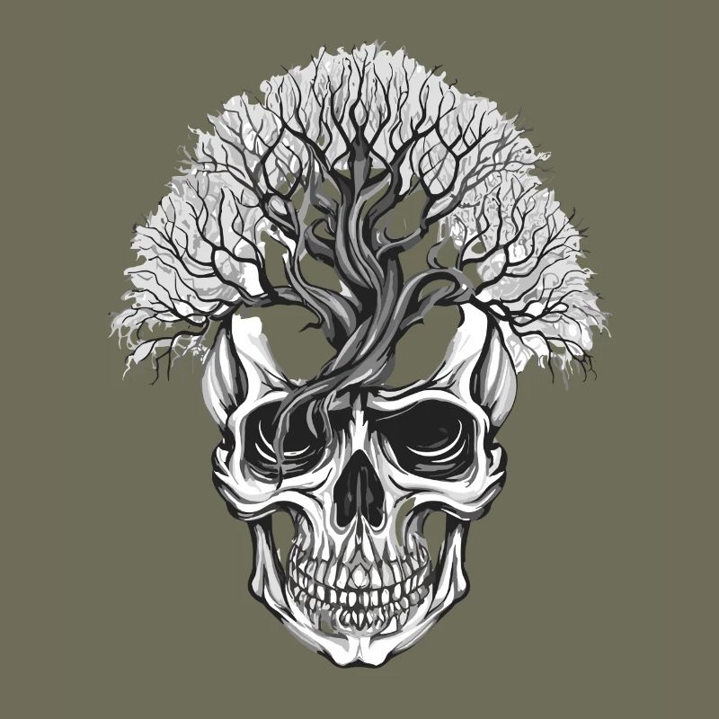 Waldbaum Skull Kunstdesign