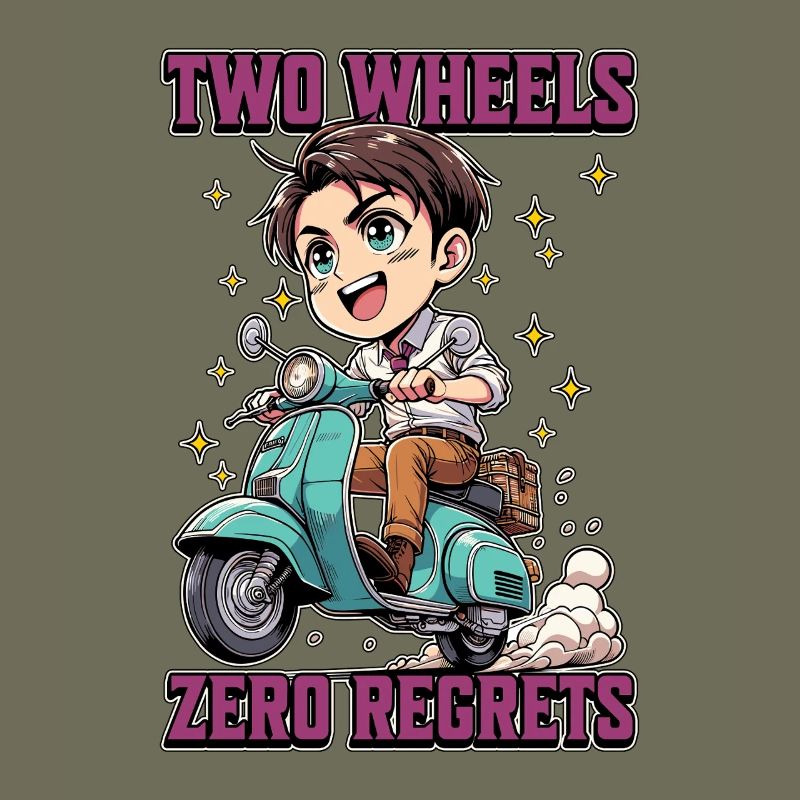 Scooter deux roues Zero regrets Scooter Driver