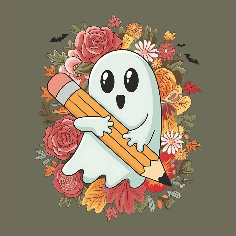 Ghost Pencil Halloween