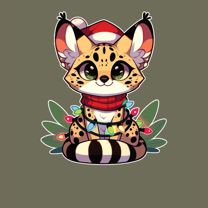 Fées de Noël Chat de Serval
