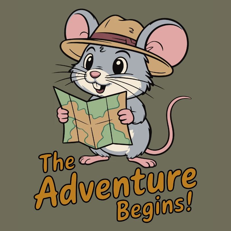 Whimsical Mouse Explorer Design