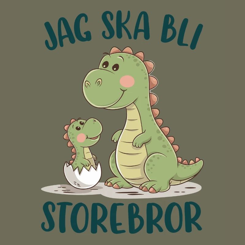 Großer Bruder, ich werde ein großer Bruder - Dinosaurier