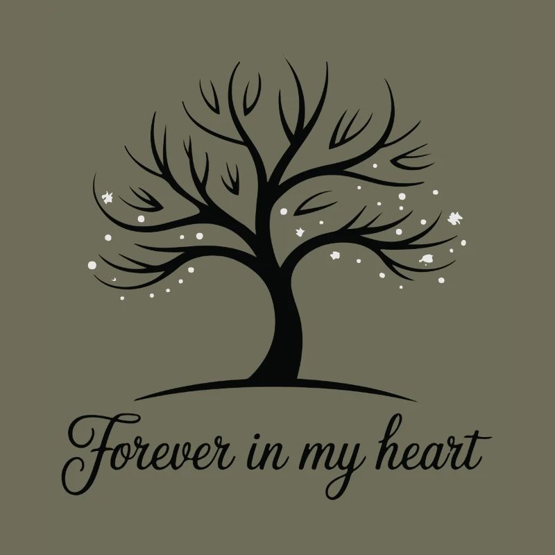 Eternal Heart Tree Design