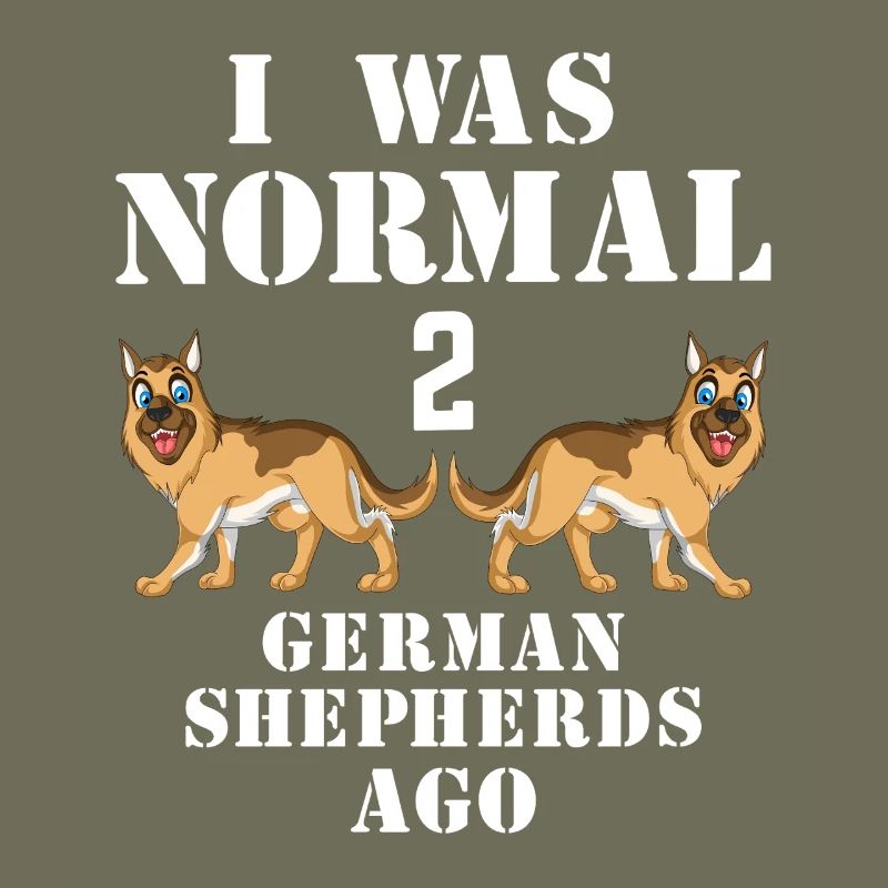 Humorous German Shepherd Meme Design