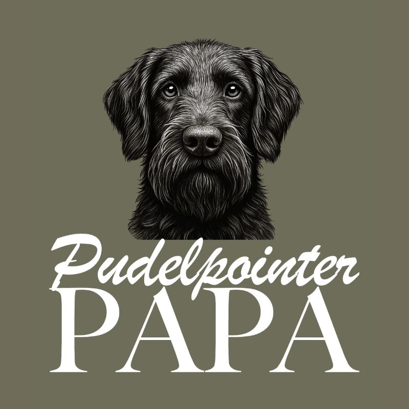 Papa caniche pointer