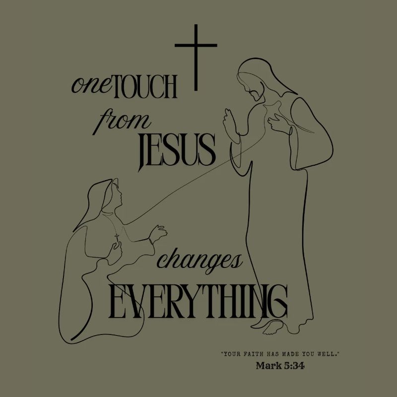 One Touch from Jesus – Black | Mark 5:34