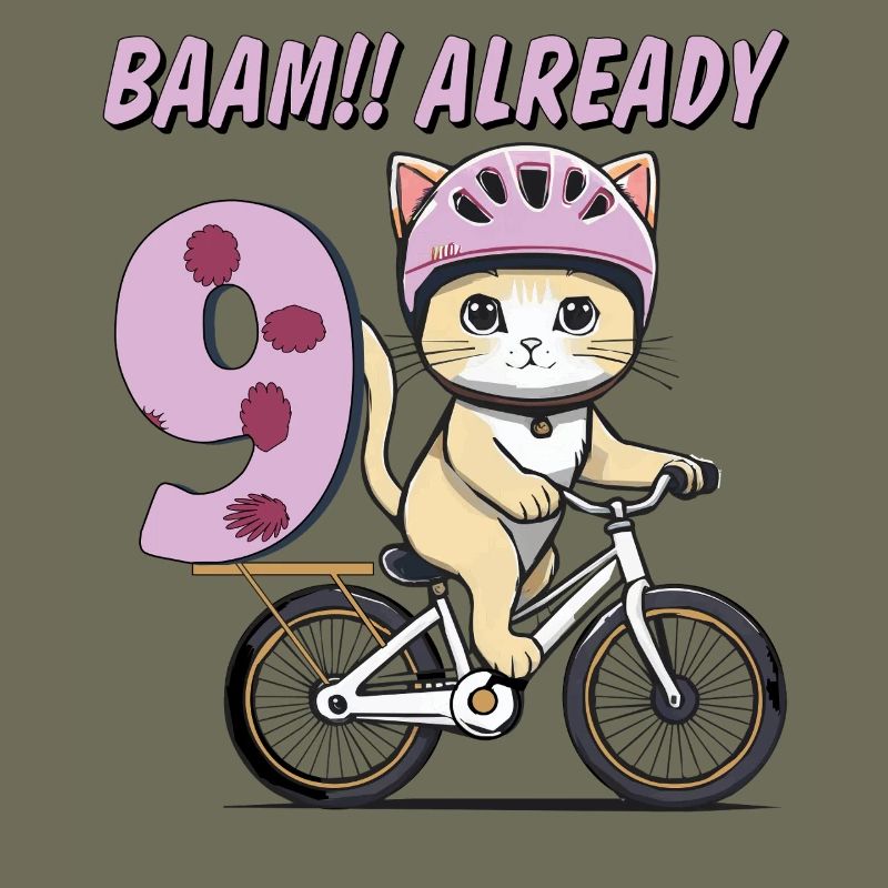 VÉLO CHAT BAAM !! DÉJÀ NEUF