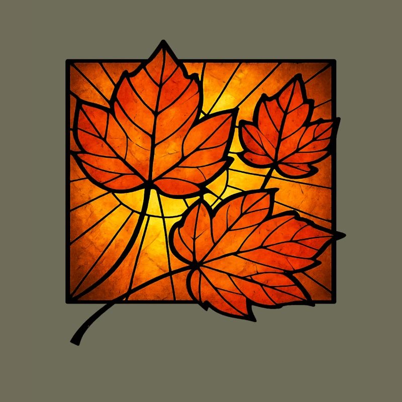 Vitrail Automne Herbst Herbstlich