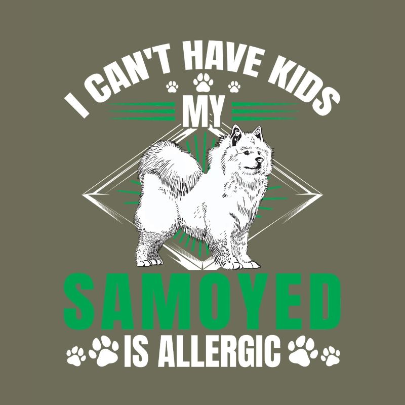 Samoyed is allergic sled dog