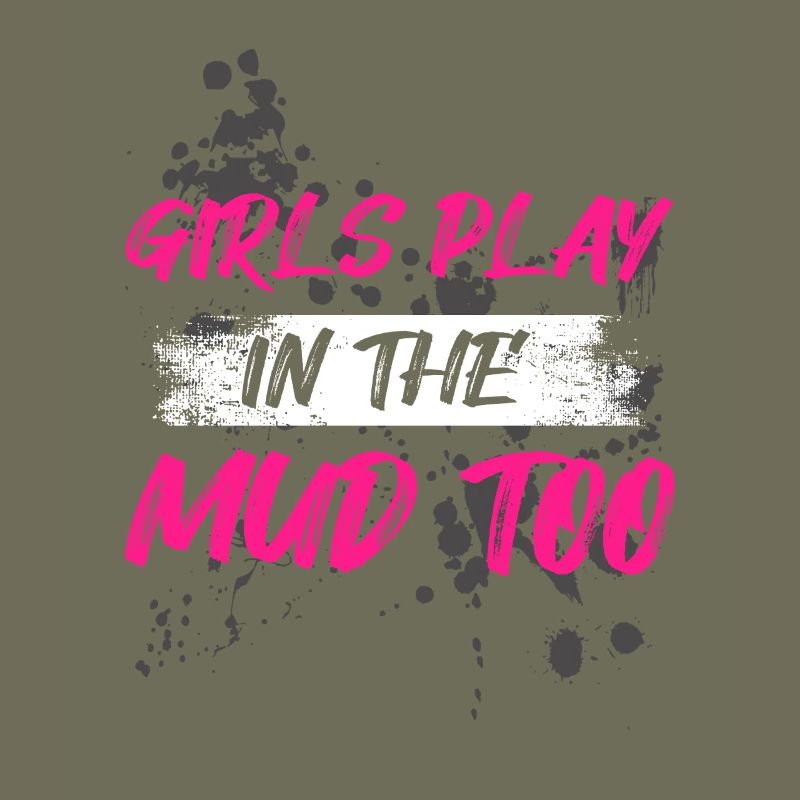 Les filles jouent dans la boue Schlammlauf Mud Run Muddy