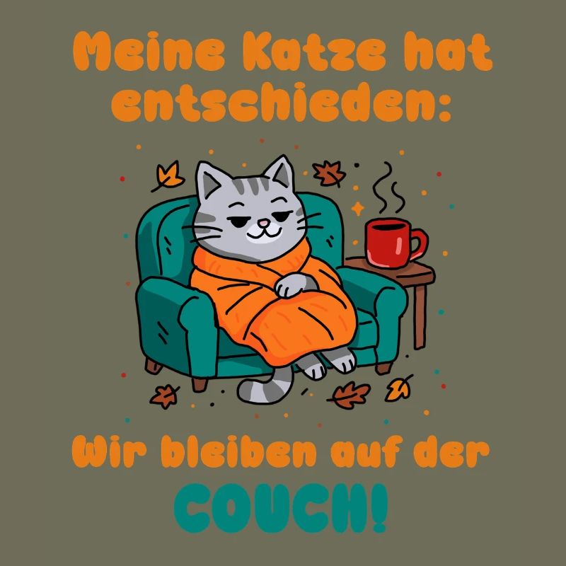Katzencouch Gemütlicher Spruch
