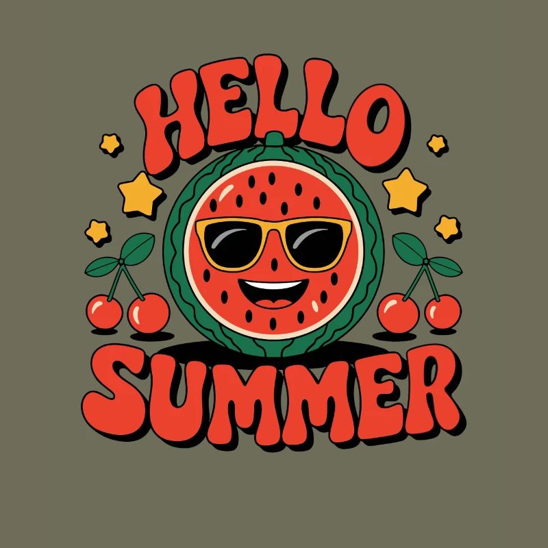 Happy Watermelon Summer Fun With