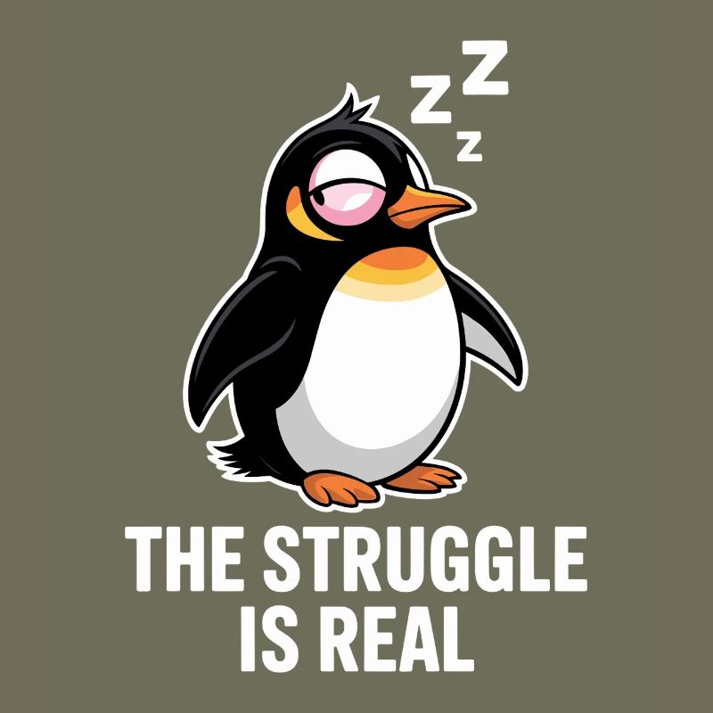 Pinguin Lustiger Spruch