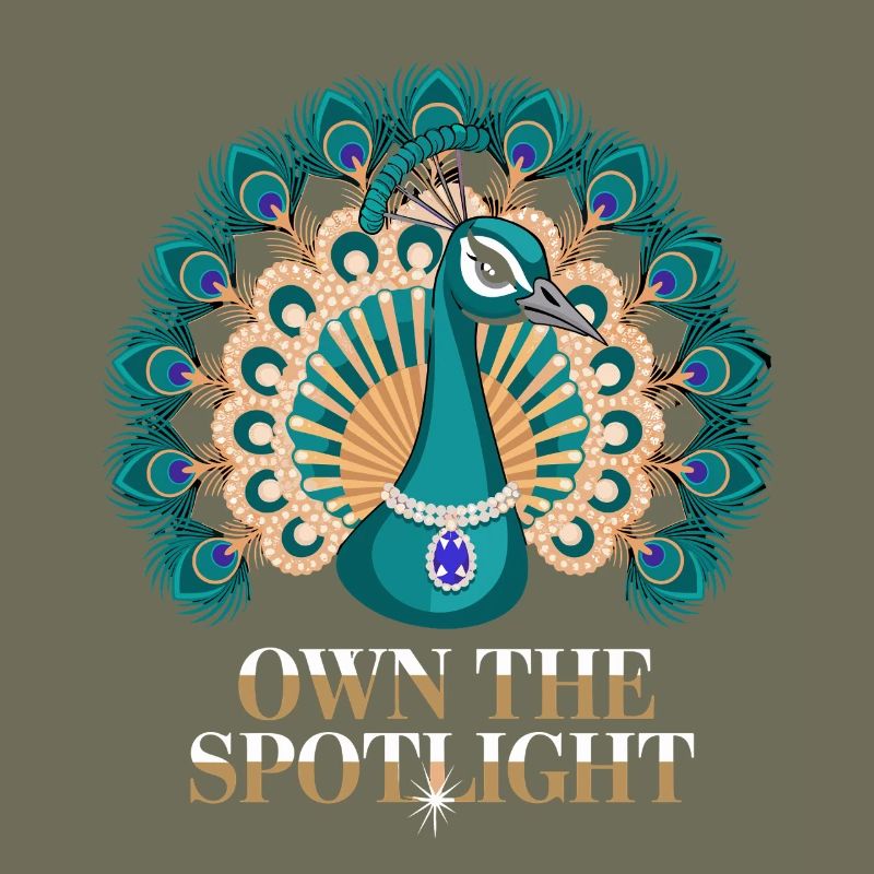Peacock motif: Own The Spotlight with elegance and