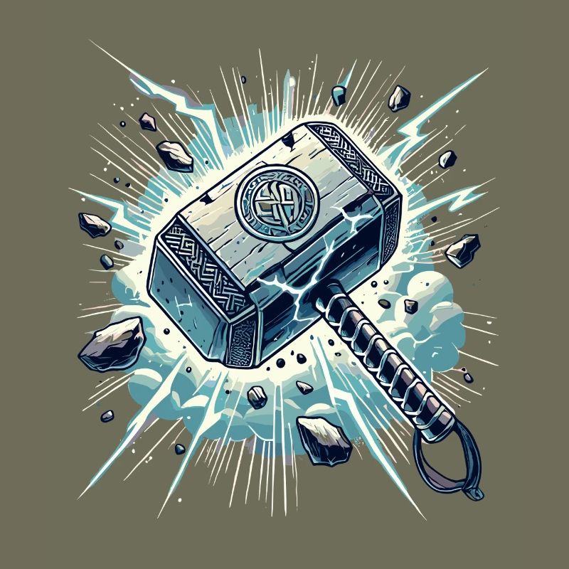 Mjolnir Power Strike Illustration