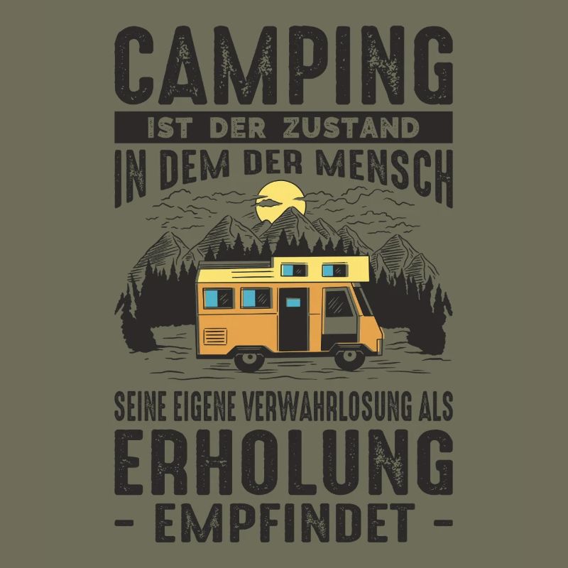 Witziger Camping & Camper Spruch
