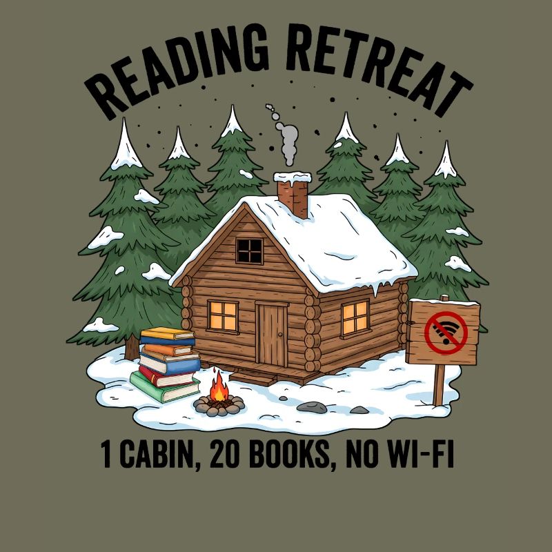 Winter Hut Reading Evening