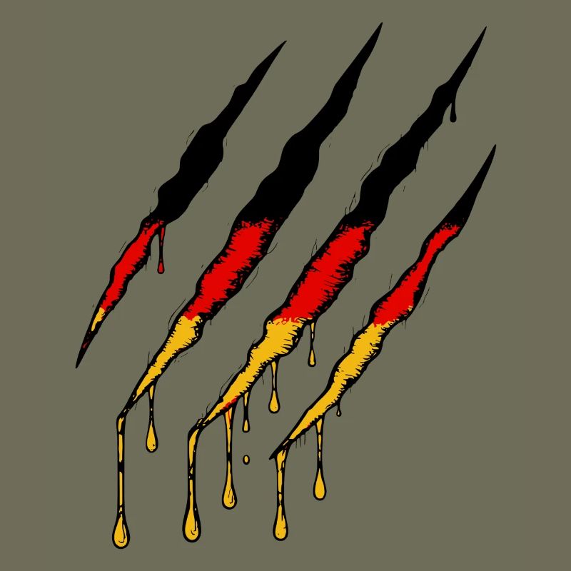 Patriotic Germany Scratch Marks
