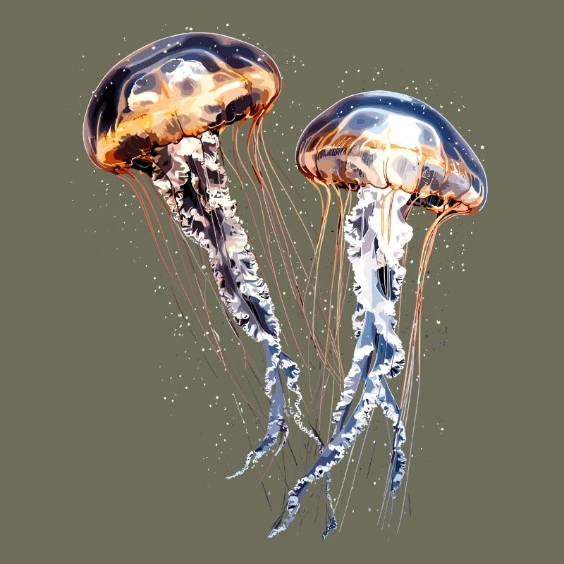 Méduse Méduse de feu Méduse Méduse mignonne