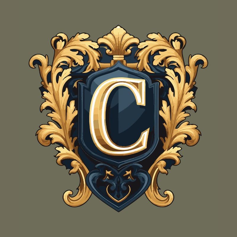 C Buchstabe Name Krone