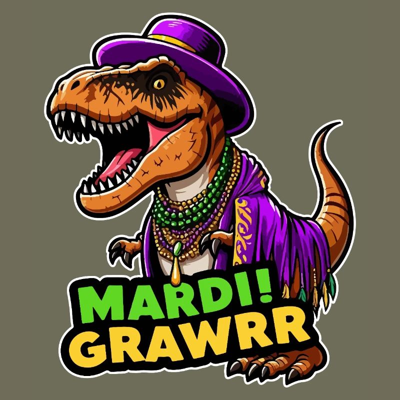 T Rex Carnival Mardi Gras