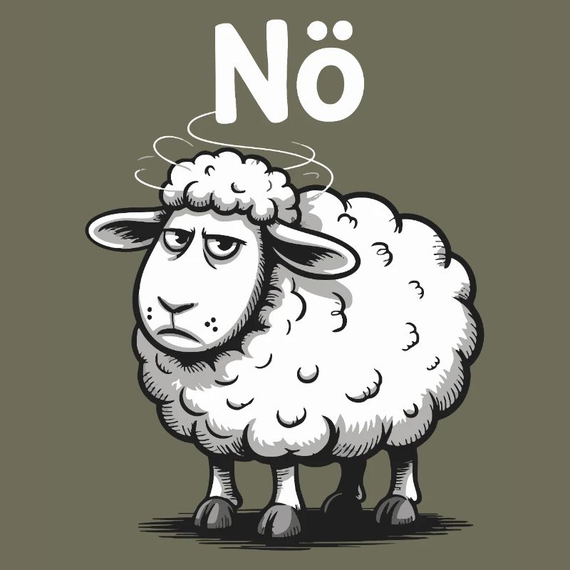 Basse-Autriche – Grumpy Sheep Humour Design