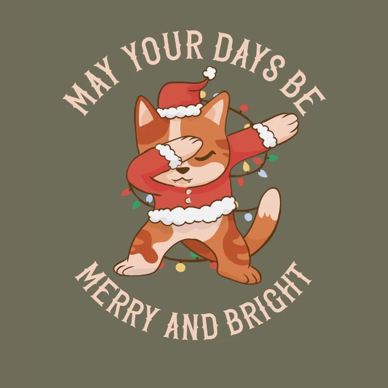 Dabbing Santa Cat - Joyeux Noël