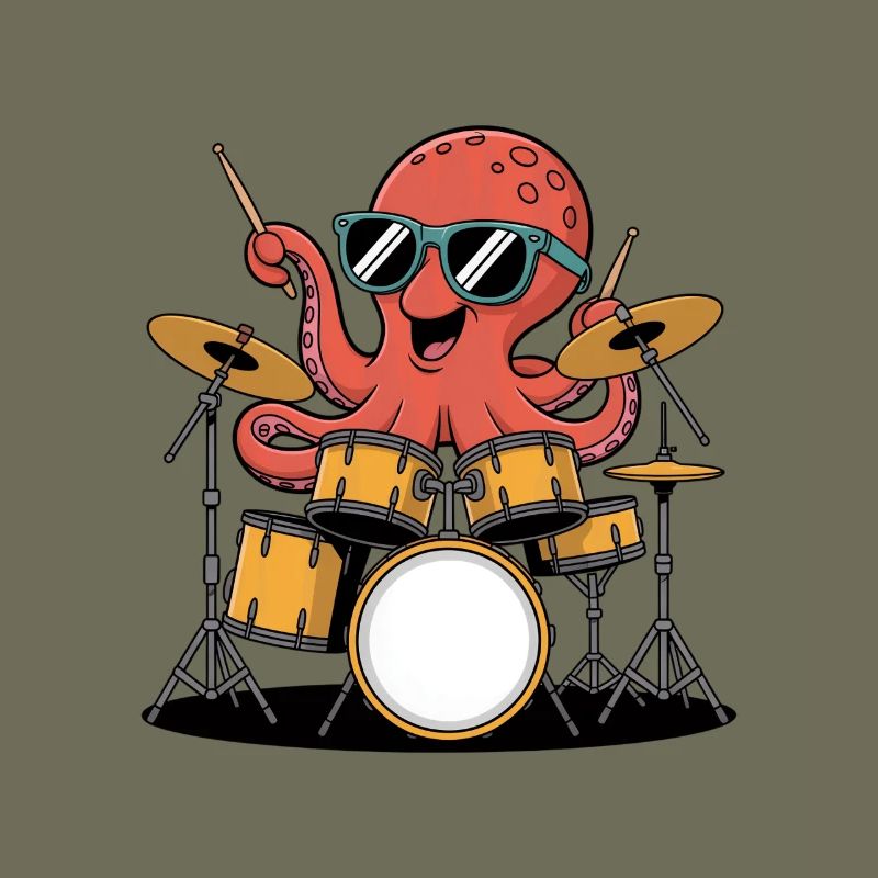 Drummer Octopus Band Groove