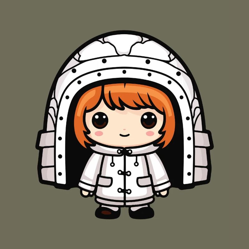 Winter Eskimo Iglu Comic