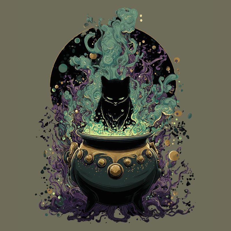 Potion Master Cat Magical Design