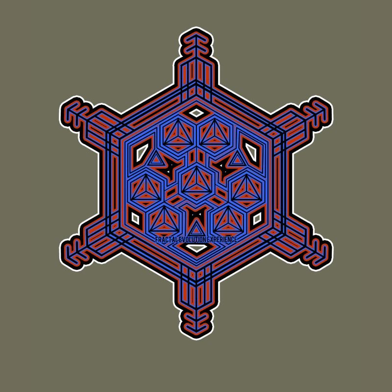 Fraktal Evolution Experience Stern Hexagon Muster