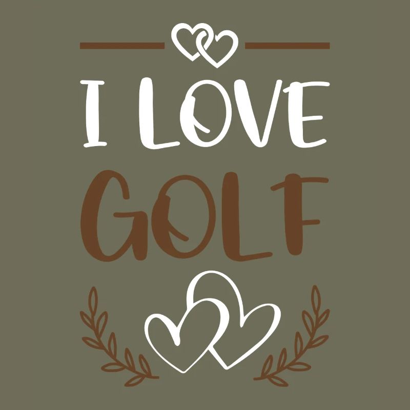 I Love Golf Motiv