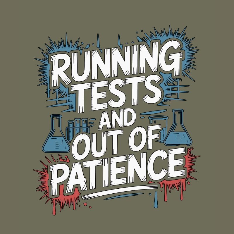 Lab Technician Running Tests And Laboratory Work